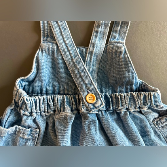 ZARA Denim Pinafore Dress - Picture 3 of 5